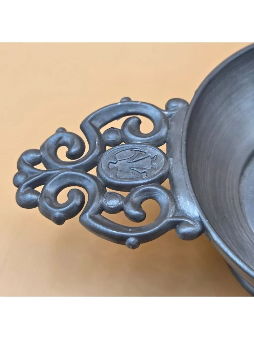 BMF Nürnberg Fein Zinn German Pewter Porringer Brandy Bowl Original Tag
